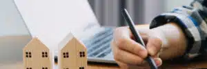 Signing home sales and insurance contracts with real estate agents, signing contracts to know the terms of buying and selling homes and real estate, contract signing ideas.